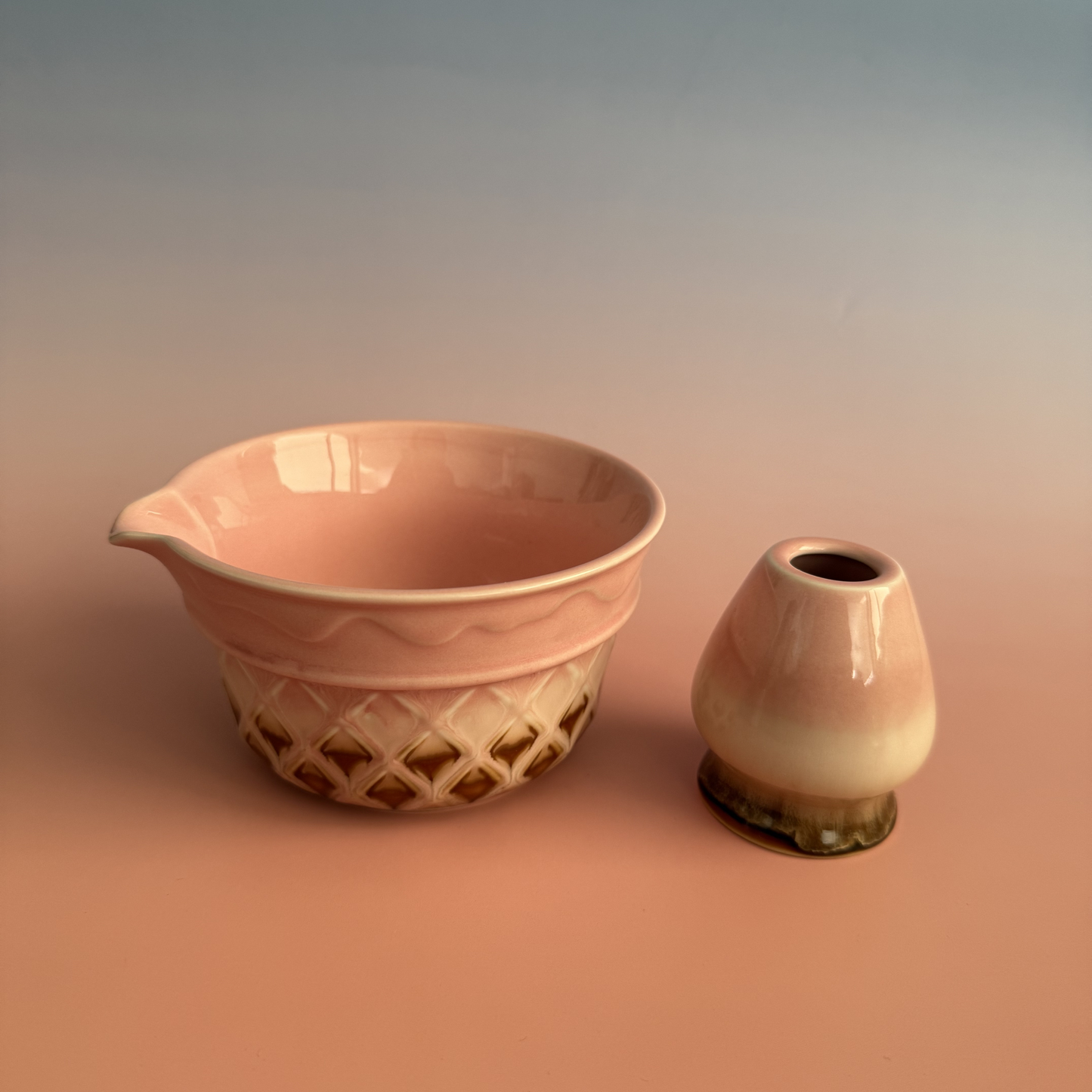 MATCHA RINKINYS PINK OMBRE PRADEDANTIESIEMS