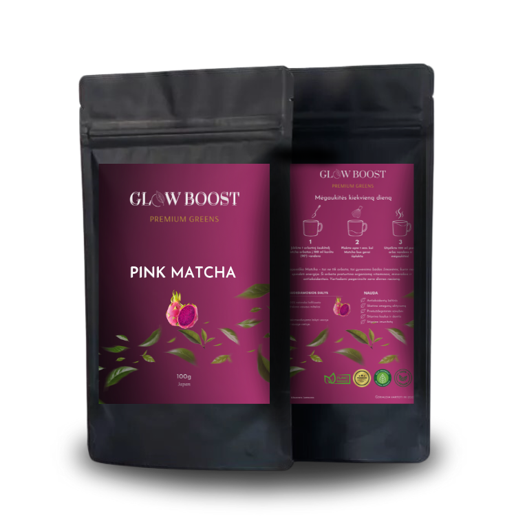 PREMIUM PINK MATCHA, 100 g