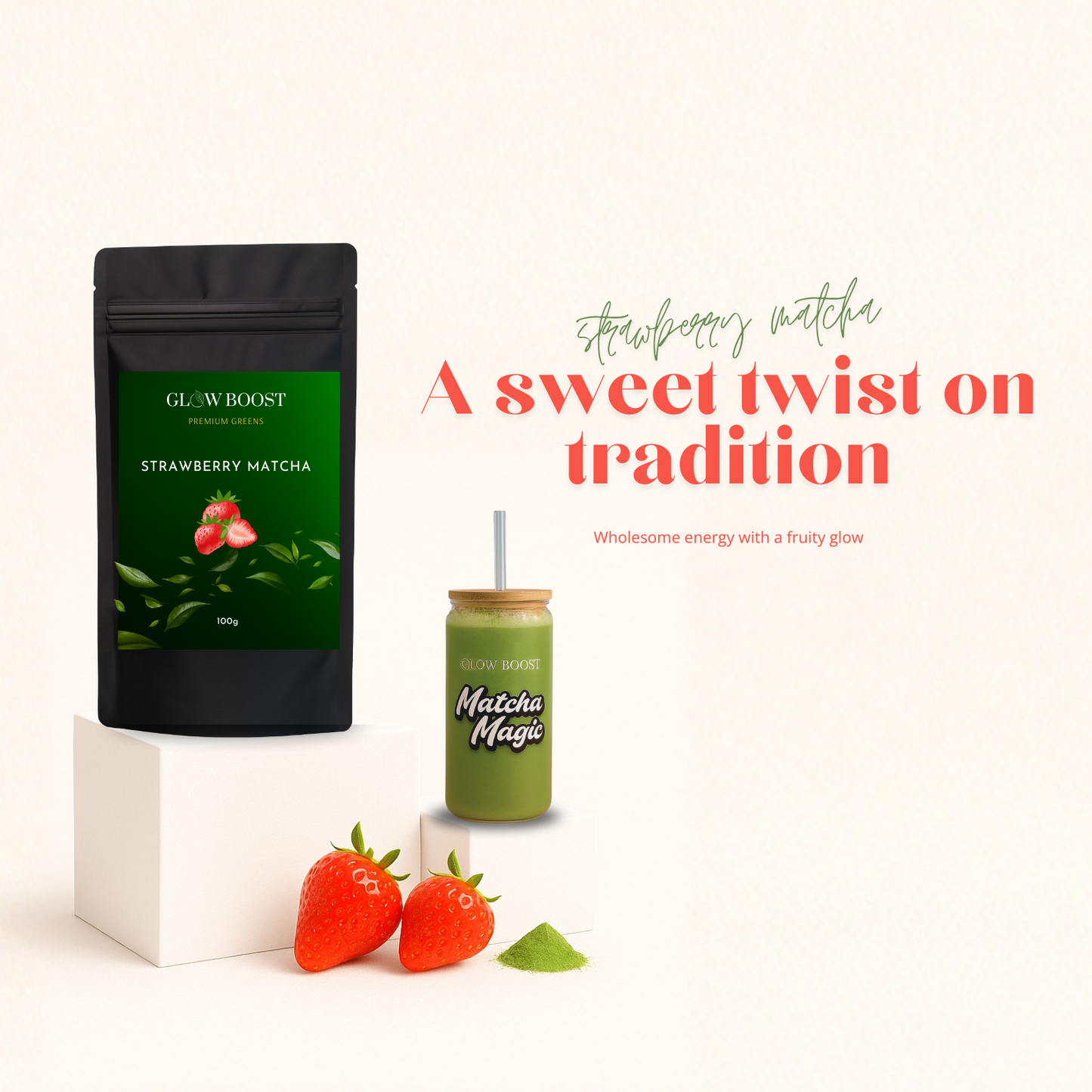 BRAŠKINĖ MATCHA, 100 g