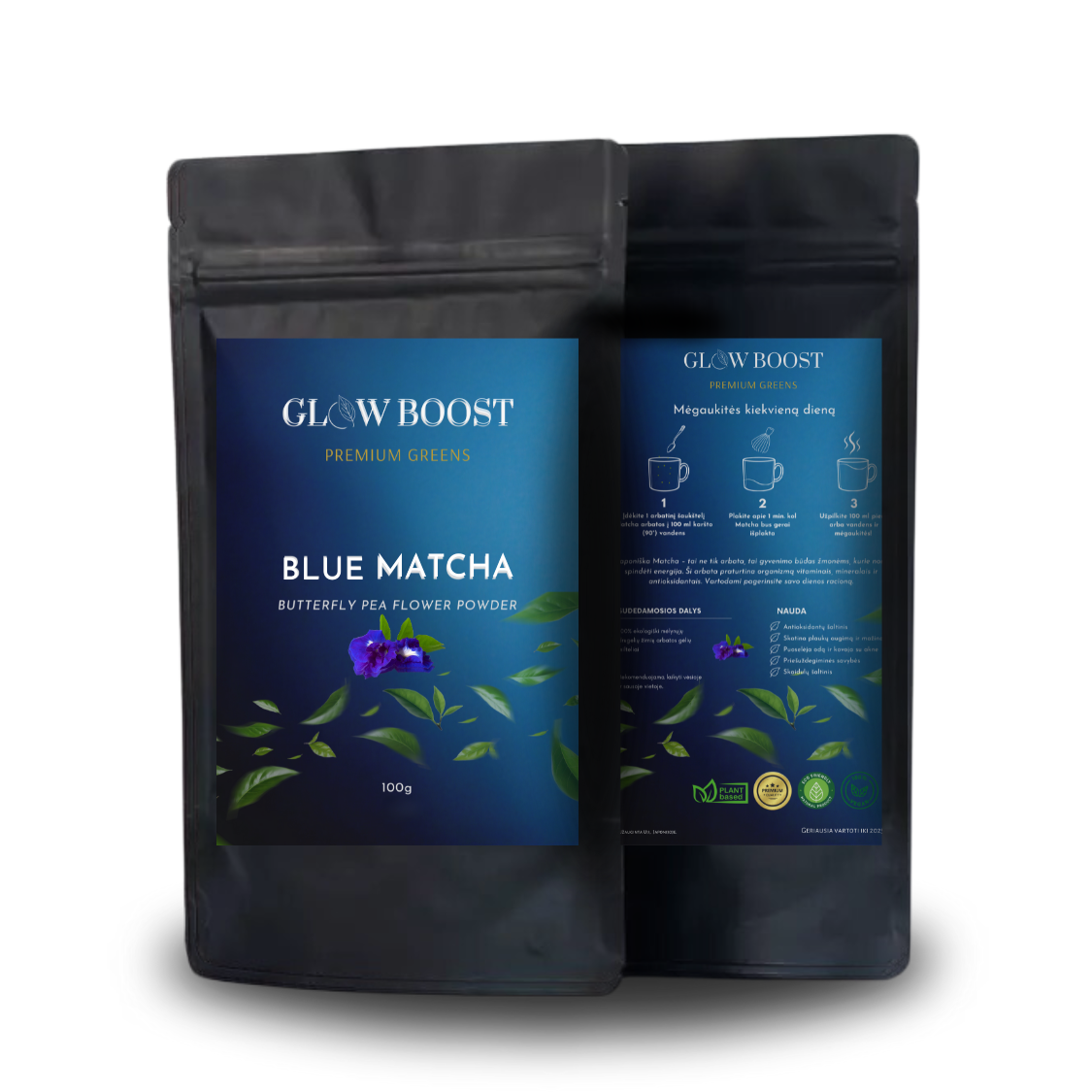 PREMIUM BLUE MATCHA, 100 g