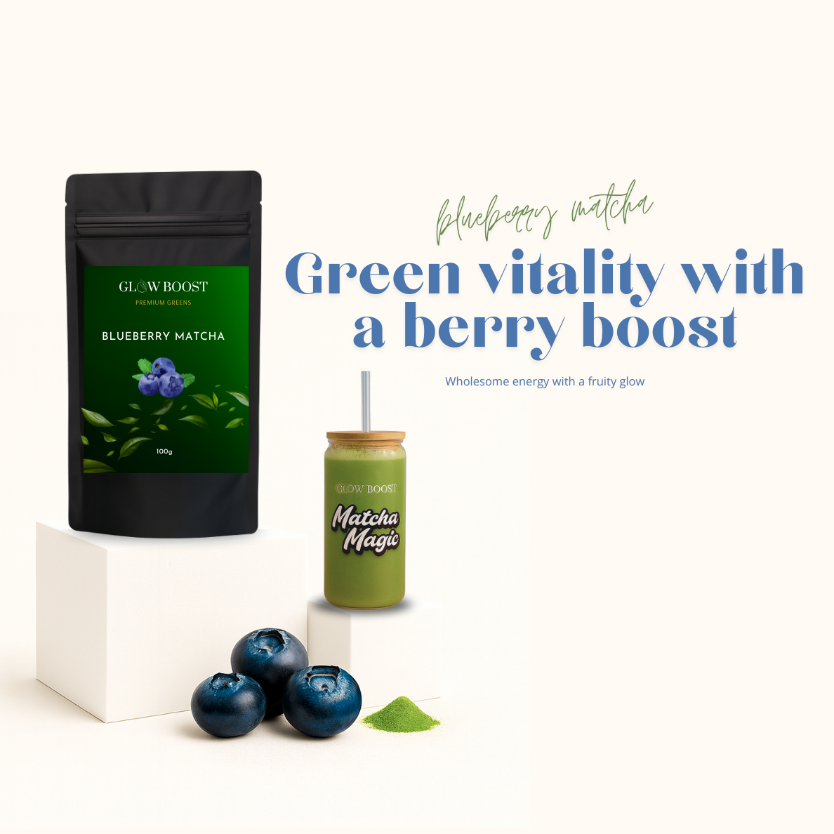 MĖLYNIŲ MATCHA, 100 g