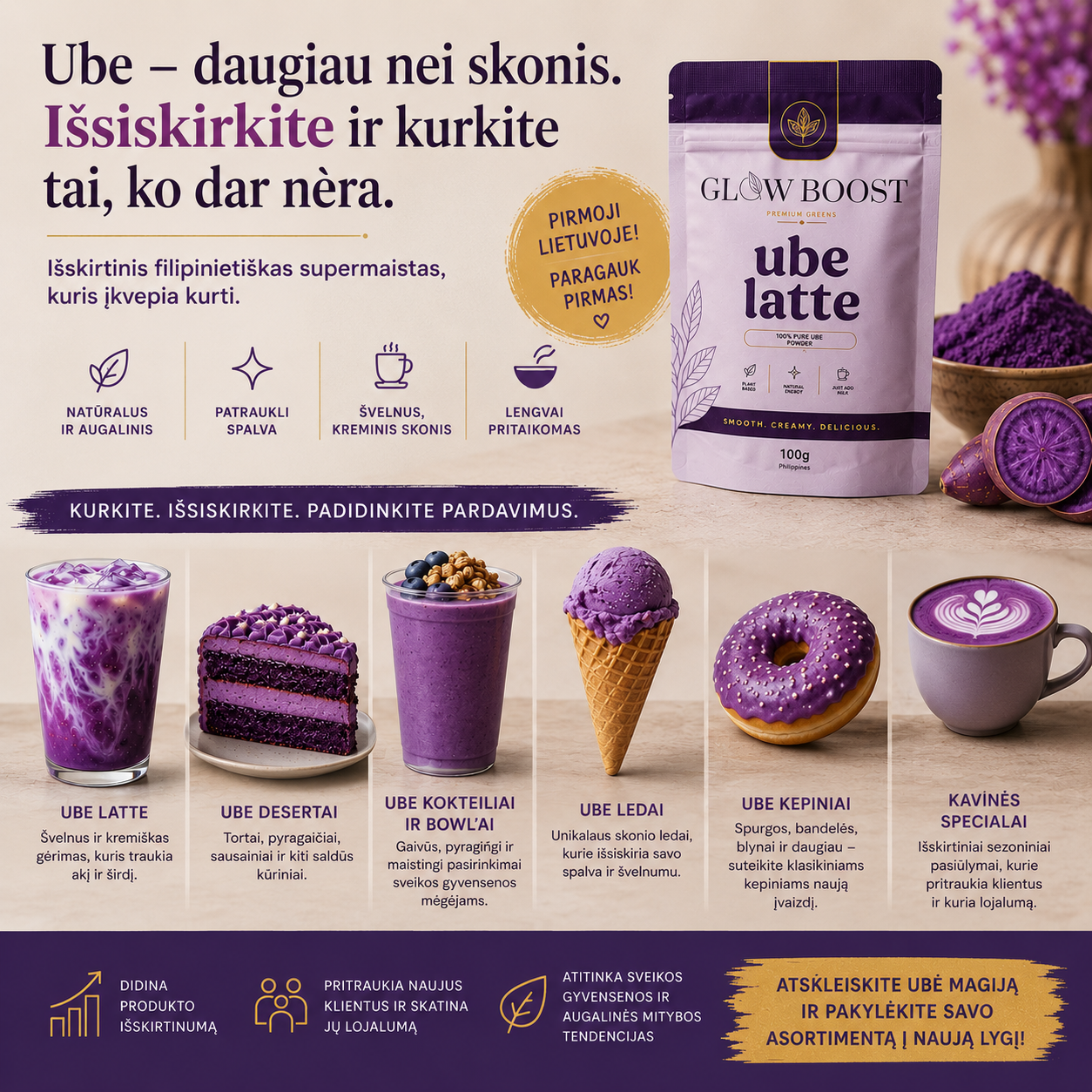 UBE LATTE