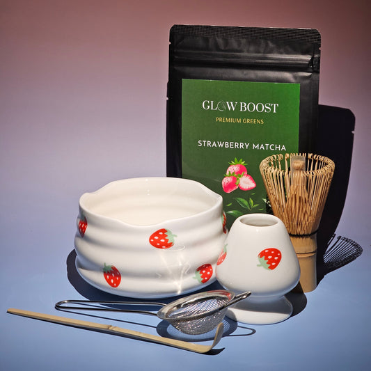 MATCHA RINKINYS STRAWBERRY PRADEDANTIESIEMS