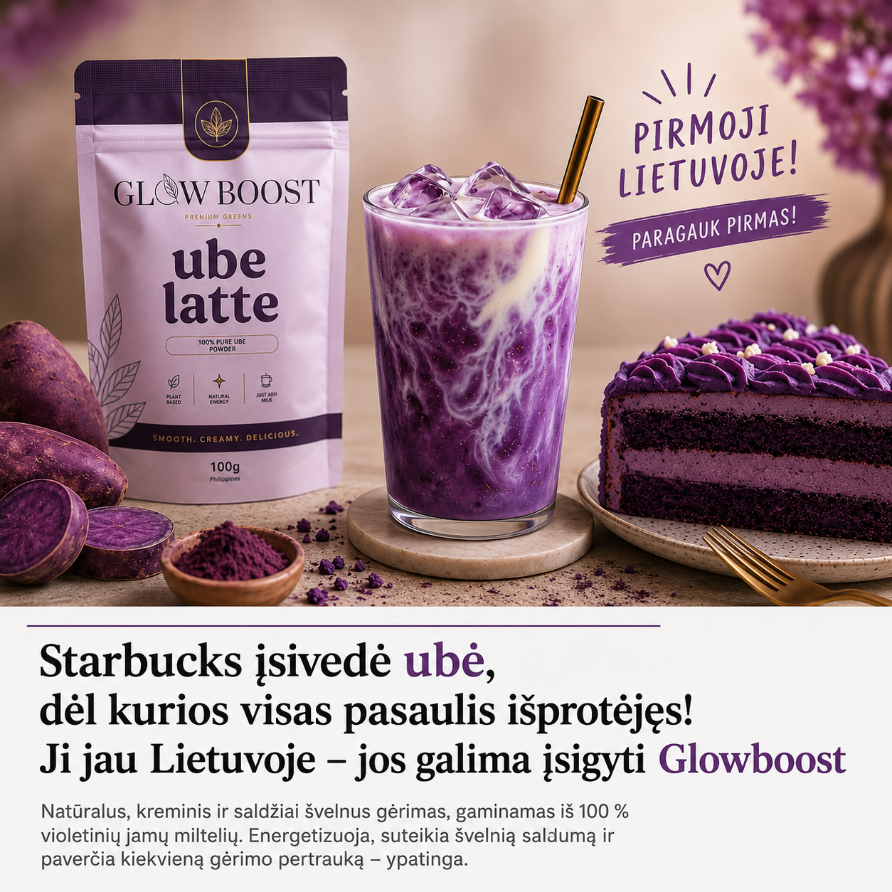 UBE LATTE