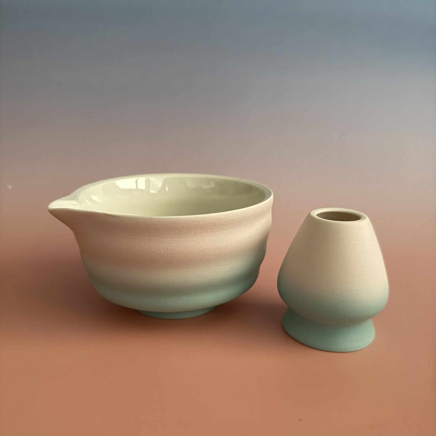 MATCHA RINKINYS BLUE OMBRE PRADEDANTIESIEMS