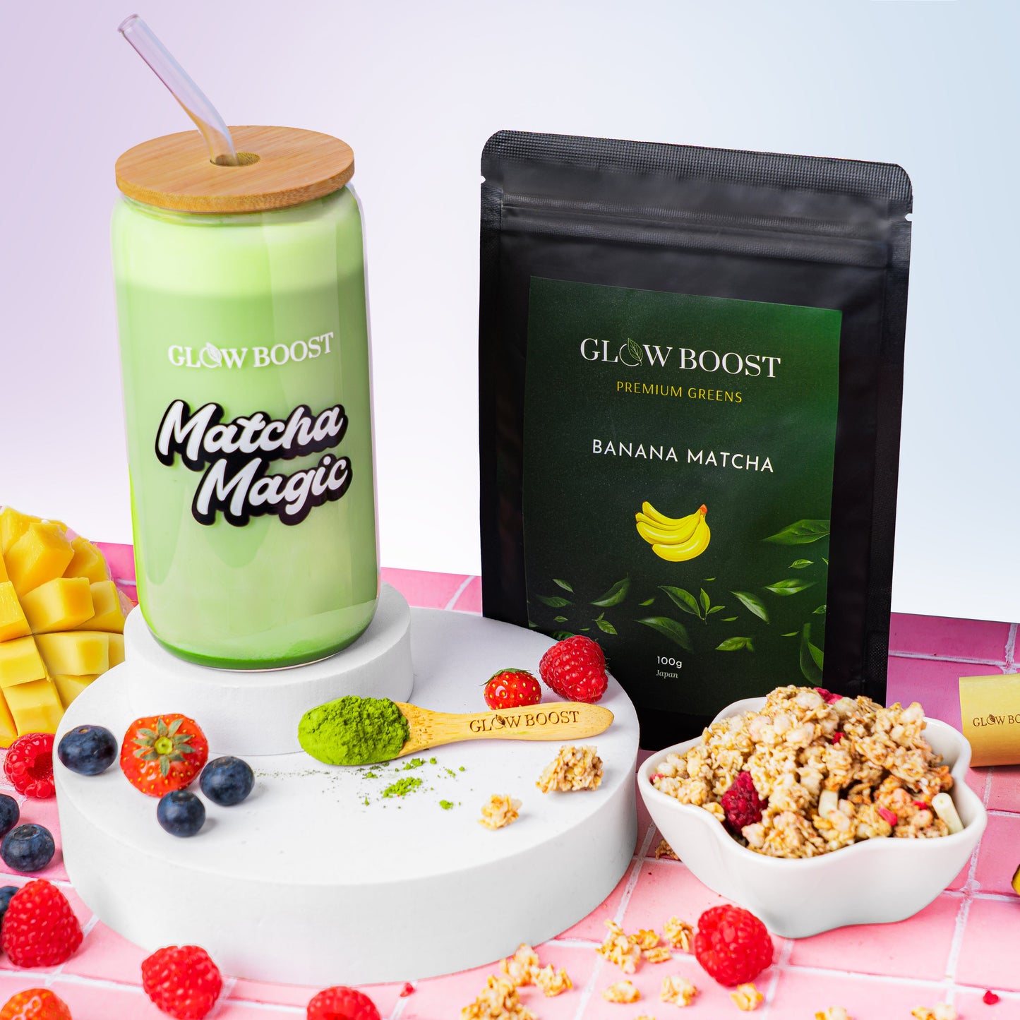 BANANŲ MATCHA, 100 g