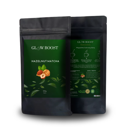 LAZDYNO RIEŠUTŲ MATCHA, 100 g