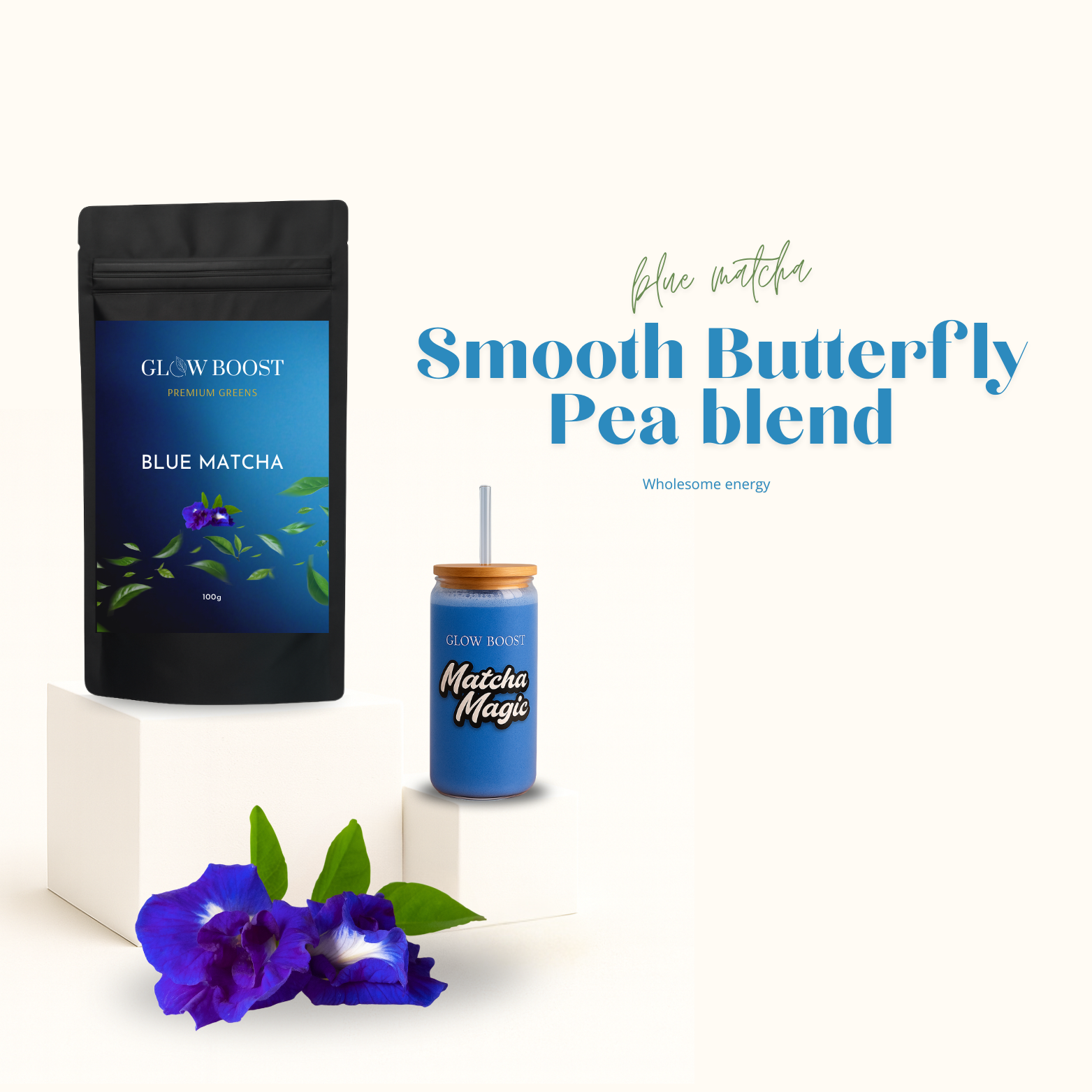 PREMIUM BLUE (Not) MATCHA, 100 g