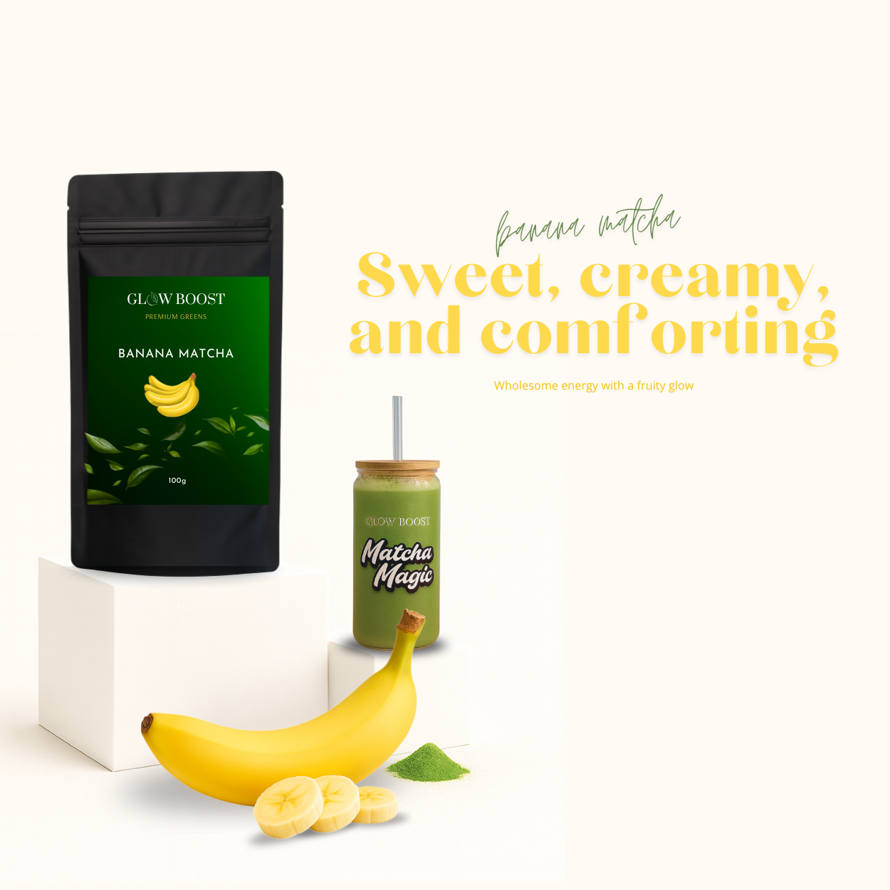 BANANŲ MATCHA, 100 g