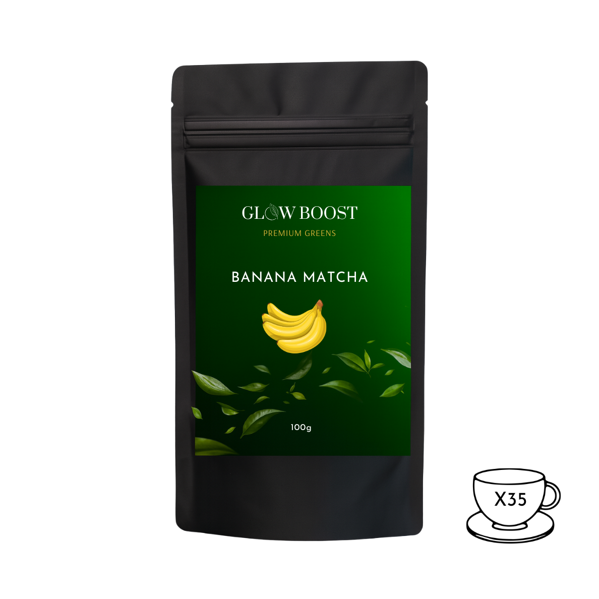 BANANŲ MATCHA, 100 g