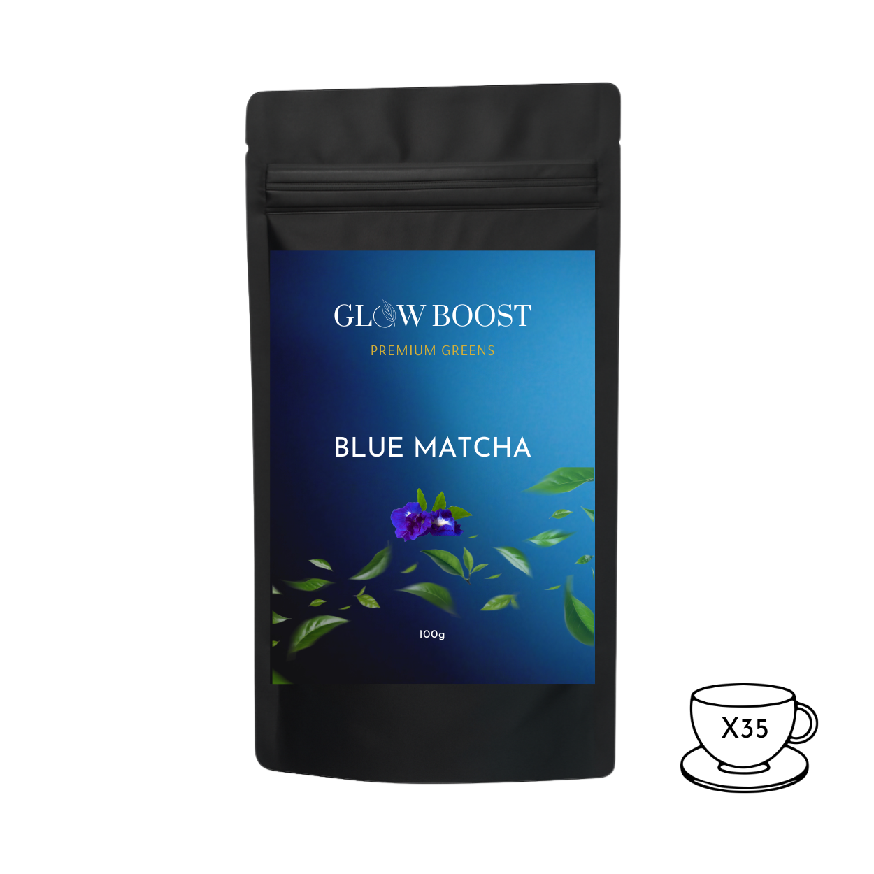 PREMIUM BLUE (Not) MATCHA, 100 g