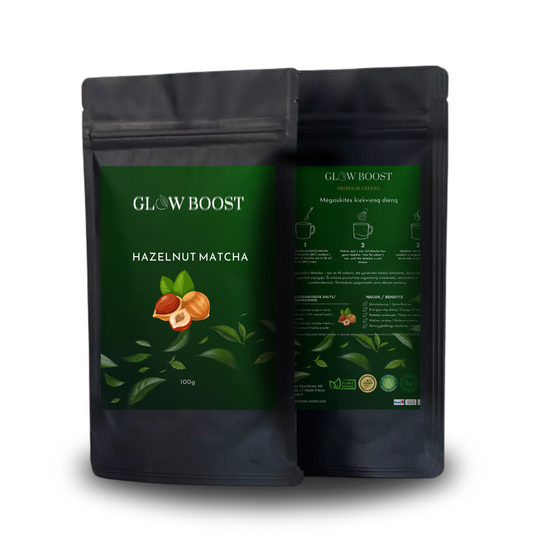 LAZDYNO RIEŠUTŲ MATCHA, 100 g
